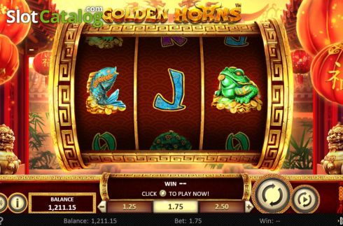 Скрин2. Golden Horns слот