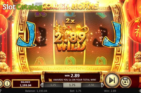 Скрин4. Golden Horns слот