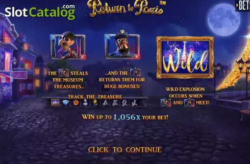 Скрин2. Return to Paris слот