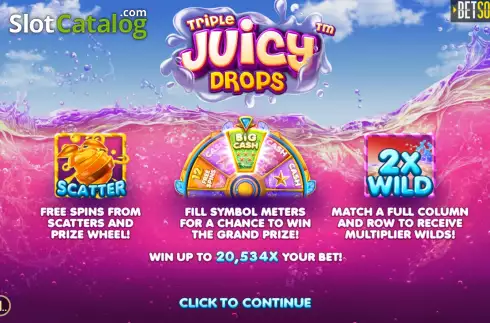 Скрин2. Triple Juicy Drops слот