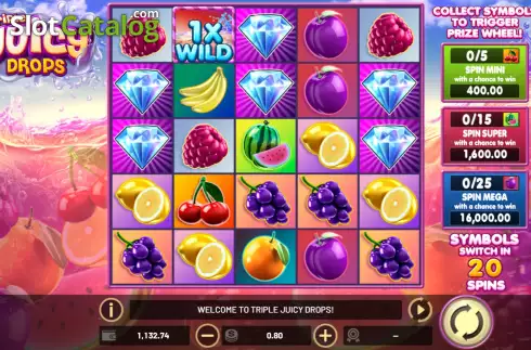 Скрин3. Triple Juicy Drops слот