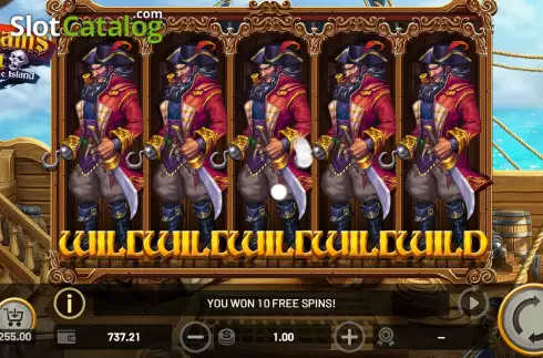 Скрин7. Captain's Quest Treasure Island слот