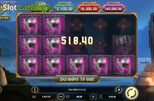 Скрин3. Thunder Clash слот