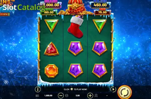 Скрин2. Coins of Christmas слот