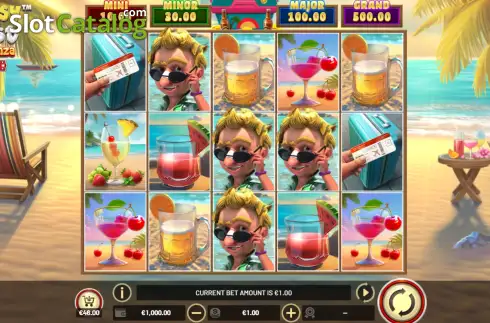 Скрин2. The Tipsy tourist: Beach Bonanza слот
