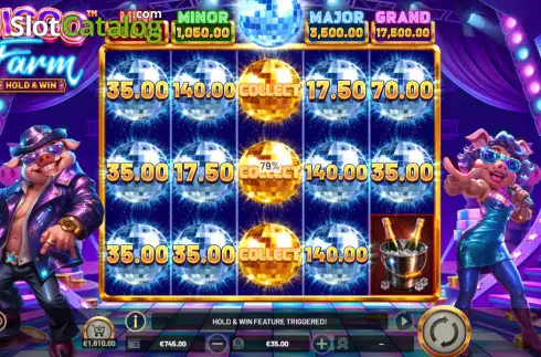 Скрин3. Disco Farm слот