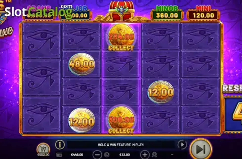 Скрин3. Coins of Ra Deluxe слот