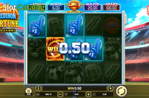 Скрин3. Gridiron Fortune Hold & Win слот