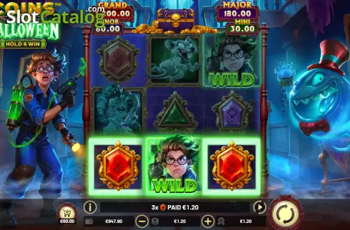 Скрин3. Coins of Halloween - Hold & Win слот