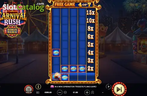 Скрин3. Carnival Rush слот
