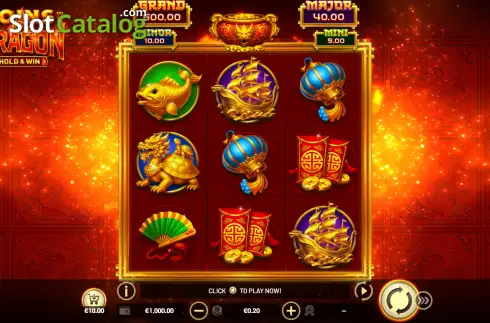Скрин2. Coins of Dragon слот