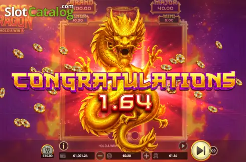 Скрин3. Coins of Dragon слот