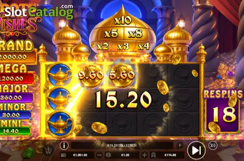 Скрин3. 3 Pots of Wishes слот