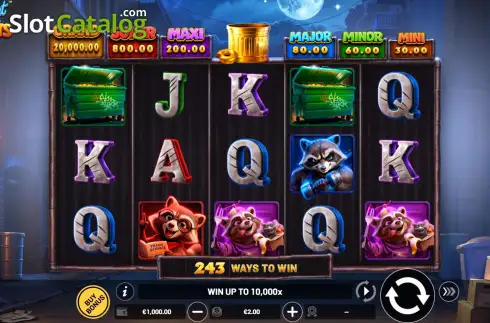 Скрин2. Midnight Bandits слот