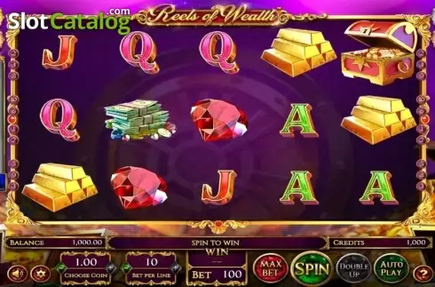 Скрин2. Reels Of Wealth (Betsoft) слот