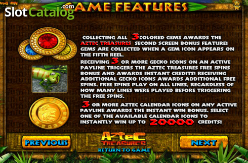 Скрин6. Aztec Treasures (Betsoft) слот