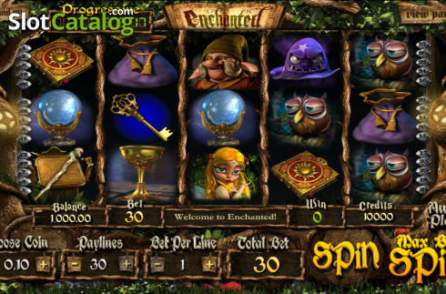 Скрин2. Enchanted (Betsoft) слот