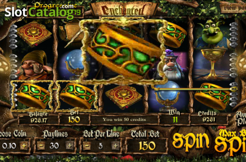 Скрин3. Enchanted (Betsoft) слот