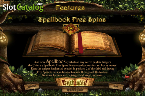 Скрин7. Enchanted (Betsoft) слот