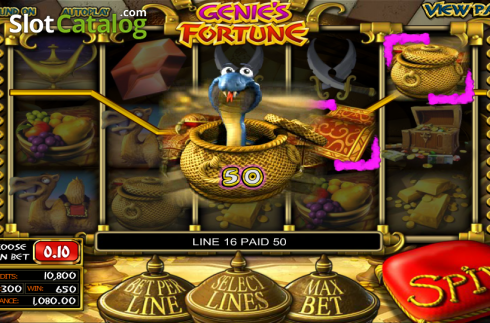 Скрин4. Genie's Fortune слот
