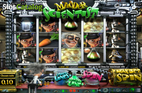 Скрин2. Madder Scientist слот