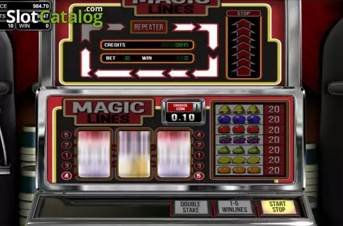 Скрин3. Magic Lines слот
