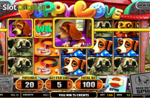 Скрин4. Puppy Love (Betsoft) слот