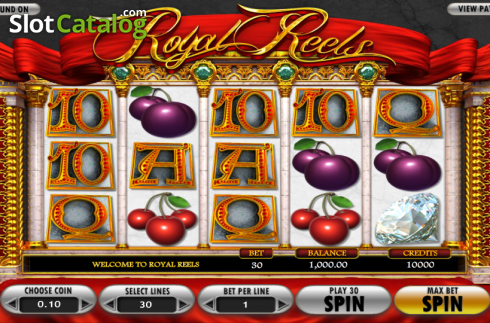 Скрин2. Royal Reels (Betsoft) слот