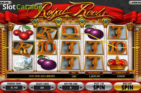 Скрин3. Royal Reels (Betsoft) слот