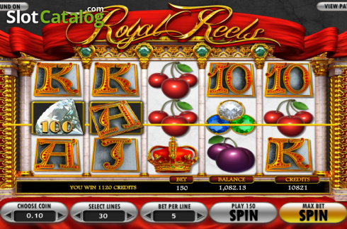 Скрин4. Royal Reels (Betsoft) слот