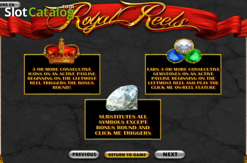 Скрин6. Royal Reels (Betsoft) слот