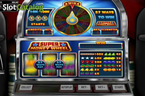 Скрин2. Super Money Wheel слот