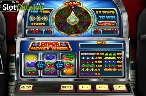 Скрин4. Super Money Wheel слот
