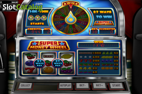 Скрин3. Super Money Wheel слот