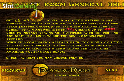 Скрин7. Treasure Room слот