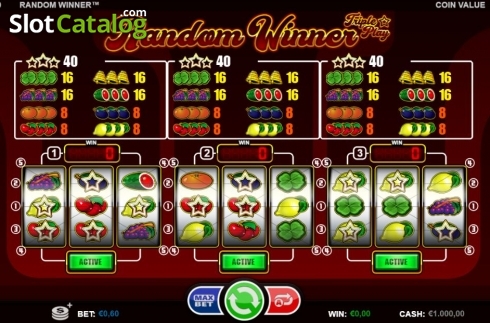 Скрин3. Random Winner Triple Play Slot слот