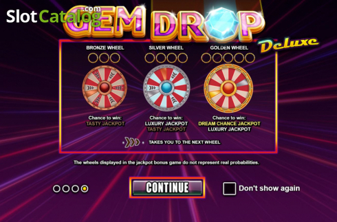 Скрин2. Gem Drop Deluxe слот