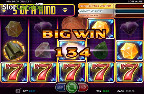 Скрин5. Gem Drop Deluxe слот