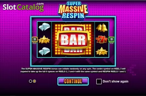 Скрин3. Super Massive Respin слот