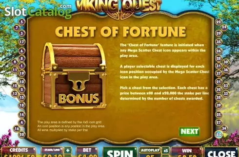 Скрин9. Viking Quest слот