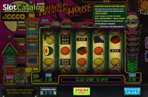 Скрин2. Haunted House (BTG) слот