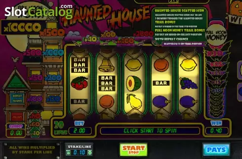Скрин3. Haunted House (BTG) слот