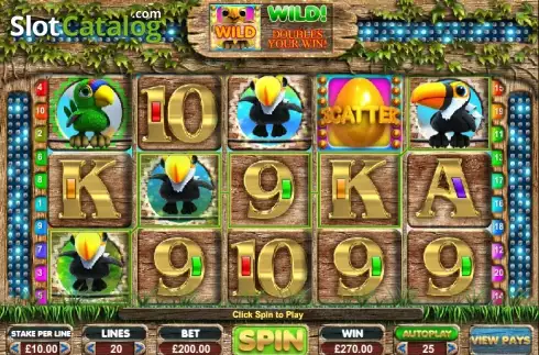 Скрин3. Feathered Frenzy Slot слот