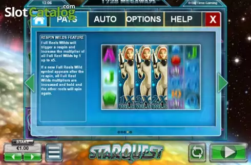 Скрин9. StarQuest слот