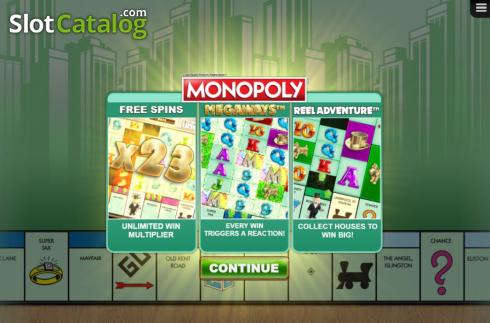 Скрин2. Monopoly Megaways слот