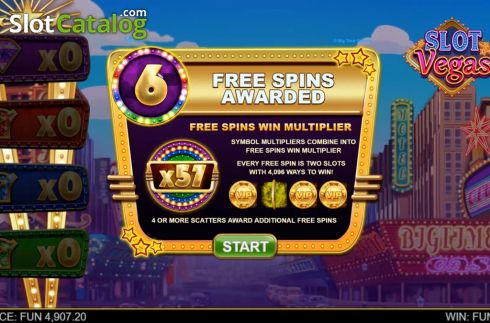 Скрин5. Slot Vegas Megaquads слот