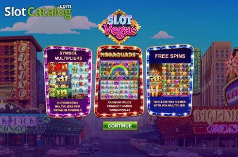 Скрин2. Slot Vegas Megaquads слот