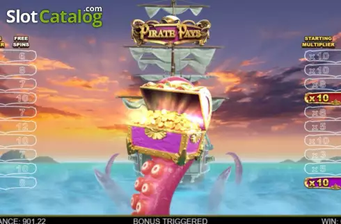 Скрин7. Pirate Pays Megaways слот