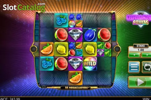 Скрин4. Diamond Fruits (Big Time Gaming) слот