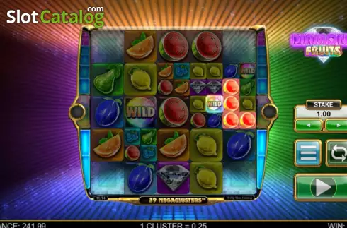 Скрин5. Diamond Fruits (Big Time Gaming) слот